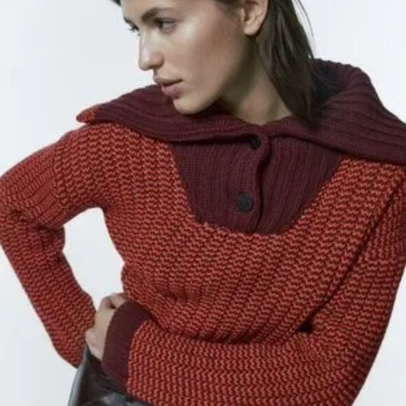 Massimo Dutti - Woman's Crop Sweater - Small - NWT - Picture 2 of 2